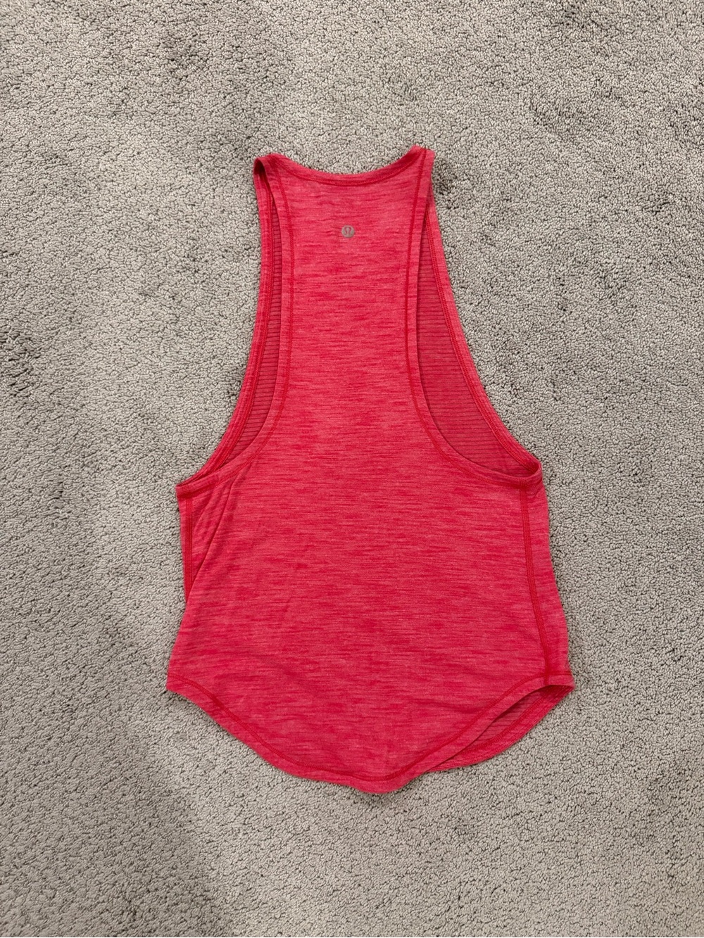 lululemon athletica Pink-Red Racerback Tank Top